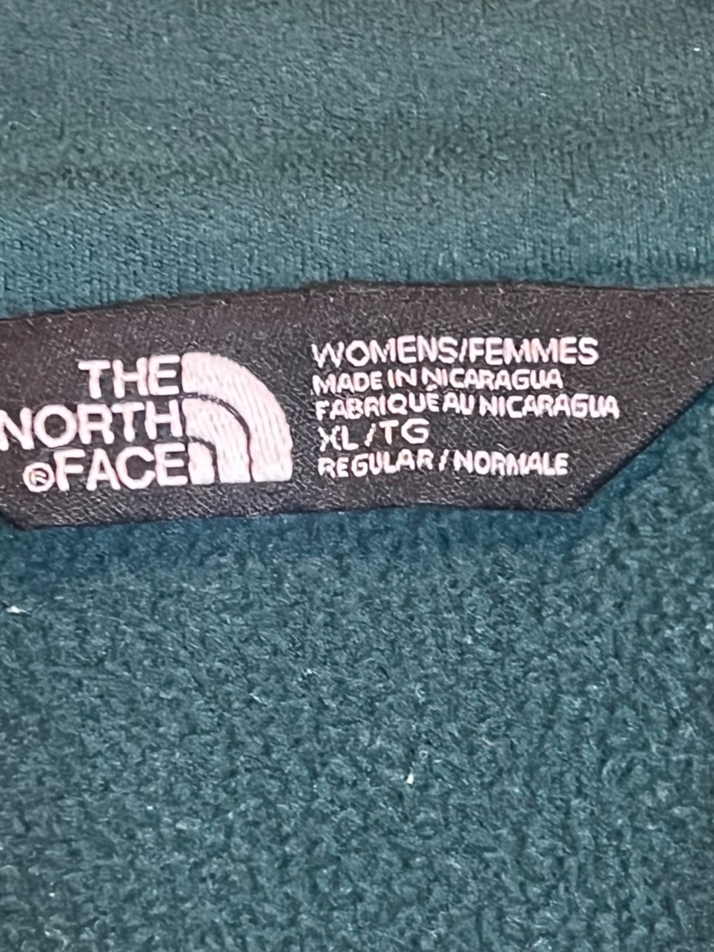 The North Face Apex Soft Shell Jacket Women's XL Green Fleece Lined Full Zip - Picture 5 of 16